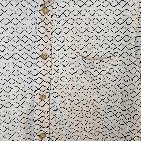 Goodfellow Button Up Short Sleeve Collared Shirt - Picture 3 of 9